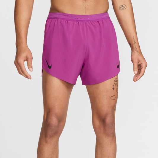 Nike AeroSwift 4" Shorts | Hot Fuchsia / Black | Mens