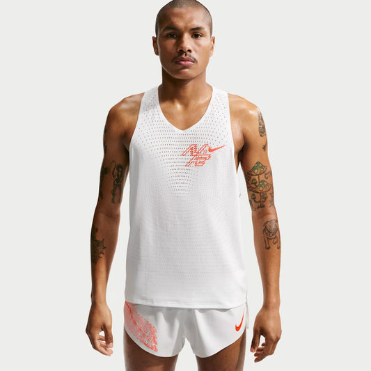 Nike AeroSwift Singlet | Summit White | Mens