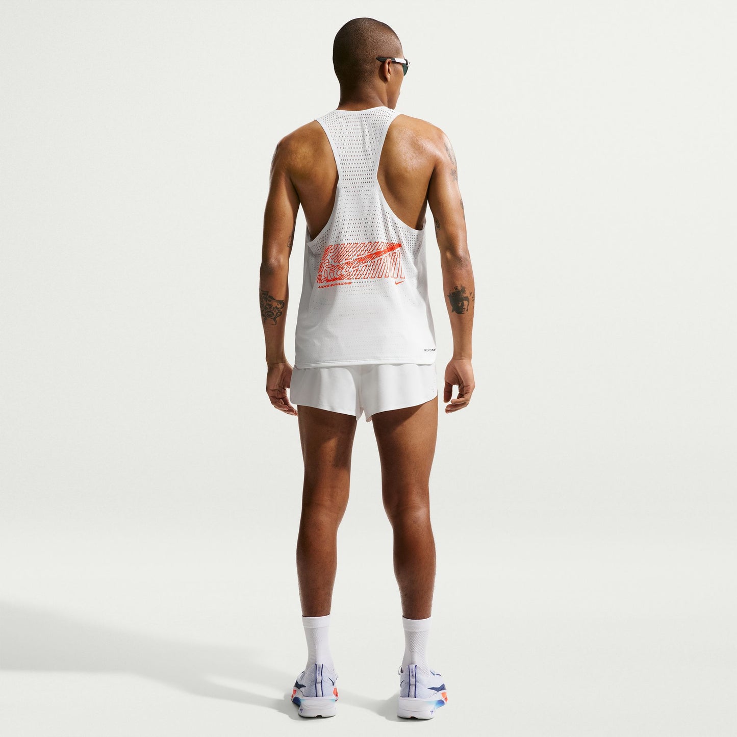 Nike AeroSwift Singlet | Summit White | Mens