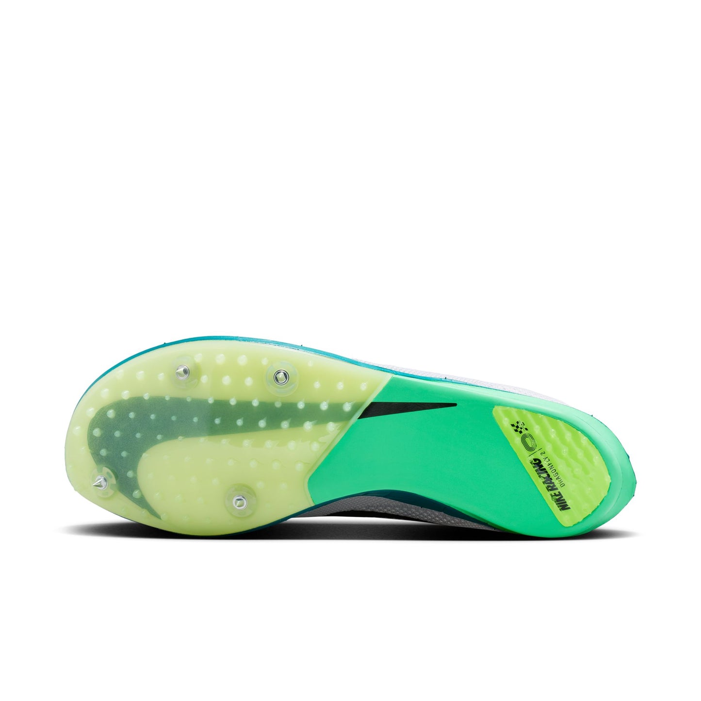Nike Dragonfly 2 Long Distance Spikes | White / Bright Spruce / Electric Algae | Unisex