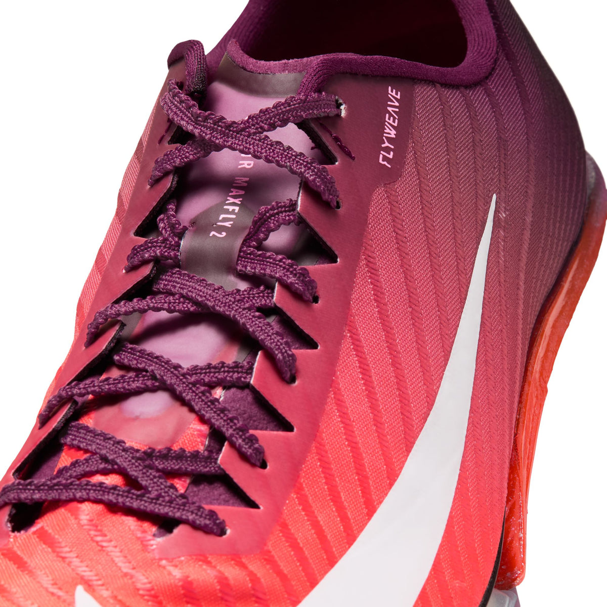 Nike Maxfly 2 Spikes | Bordeaux / Bright Crimson / Hyper Crimson / White | Unisex