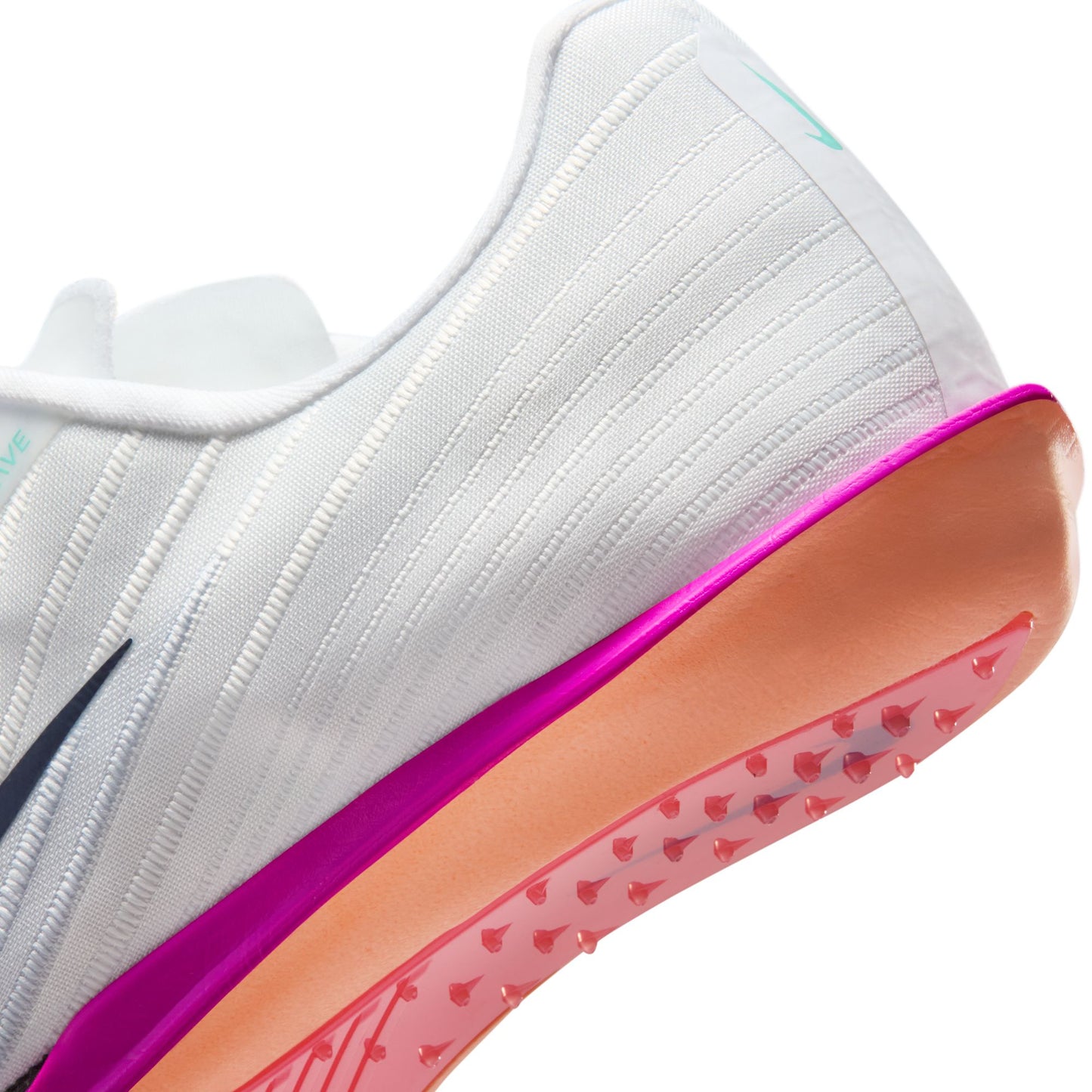 Nike Maxfly 2 Sprint Spikes | White / Bright Crimson / Hyper Turquoise / Obsidian | Unisex