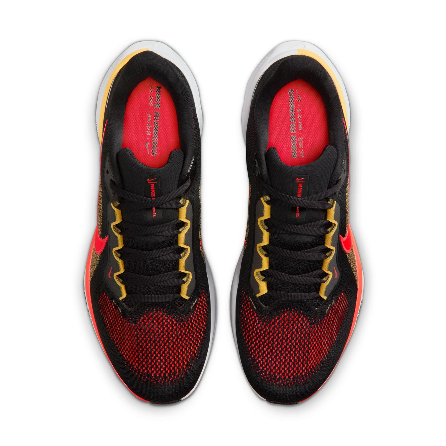 Nike Pegasus 41 | Black / Bright Crimson / Topaz Gold | Mens
