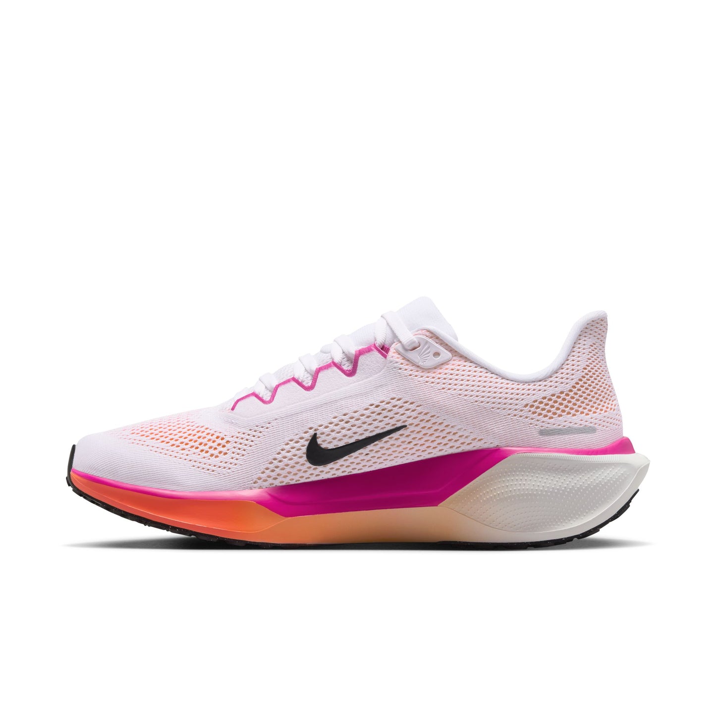 Nike Pegasus 41 | White / Black / Fire Pink / Orange Pulse | Womens
