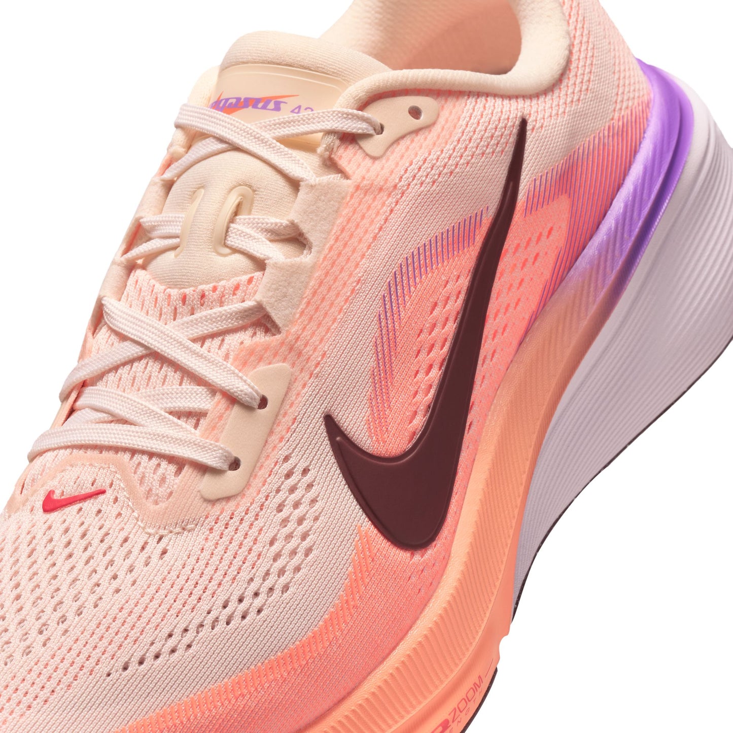 Nike Pegasus 42 | Chalk / Tattoo / Orange Pulse / Bright Violet | Womens