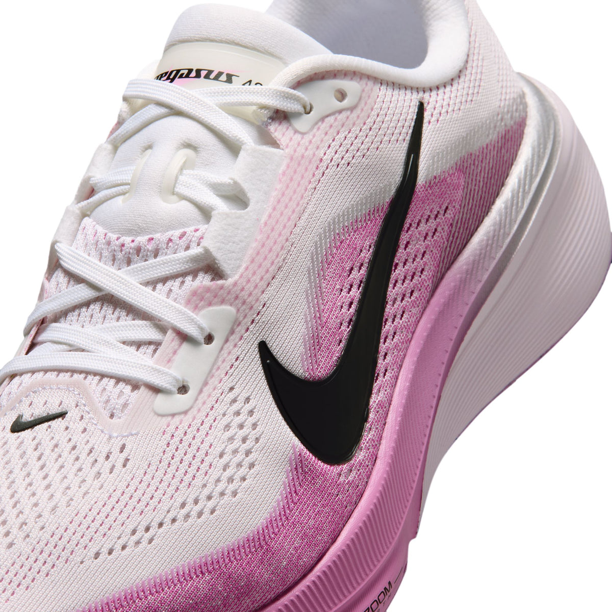 Nike Pegasus 42 | White / Black / Light Magenta / Bleached Lilac | Womens