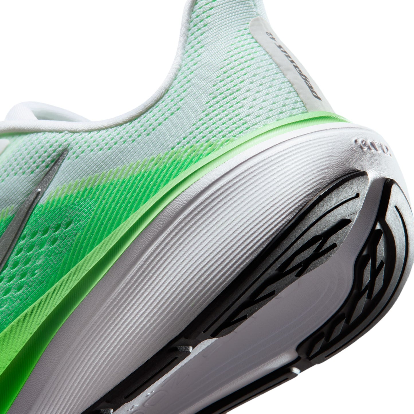 Nike Pegasus 42 | White / Metallic Silver / Green Strike | Womens