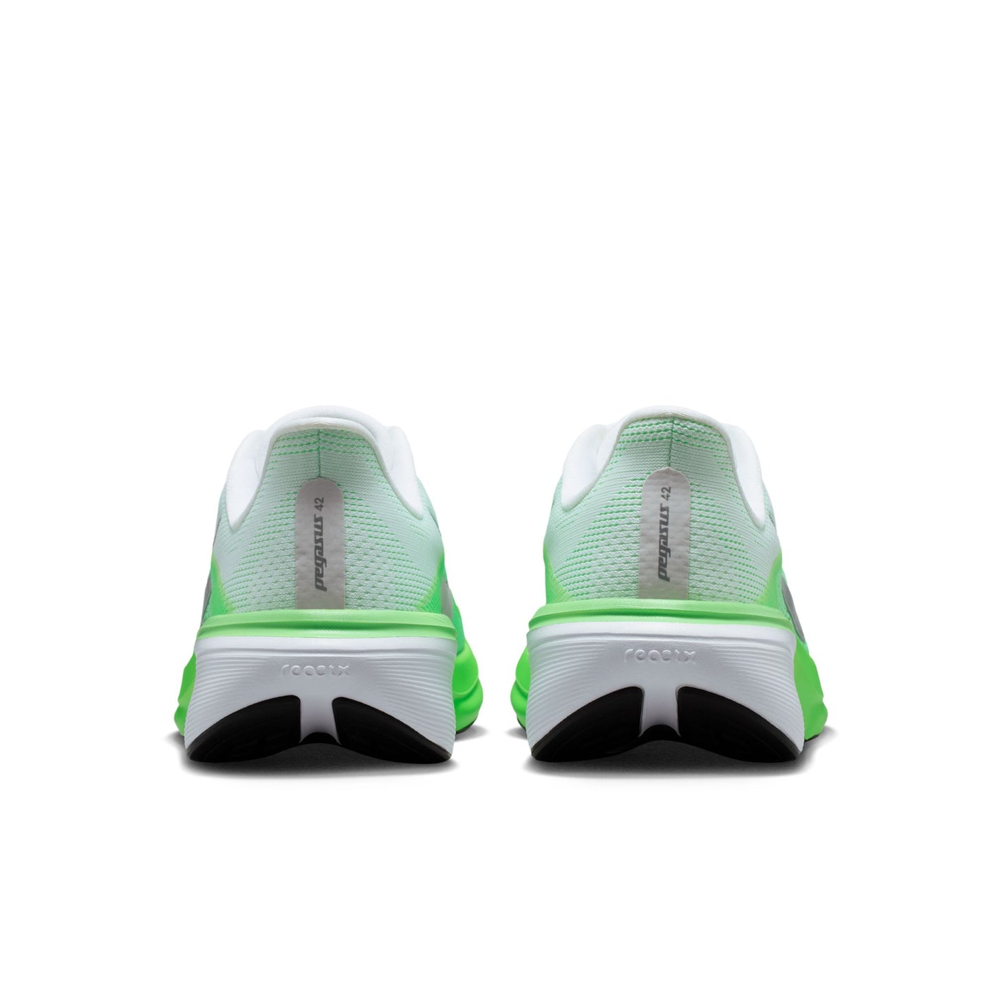 Nike Pegasus 42 | White / Metallic Silver / Green Strike | Womens