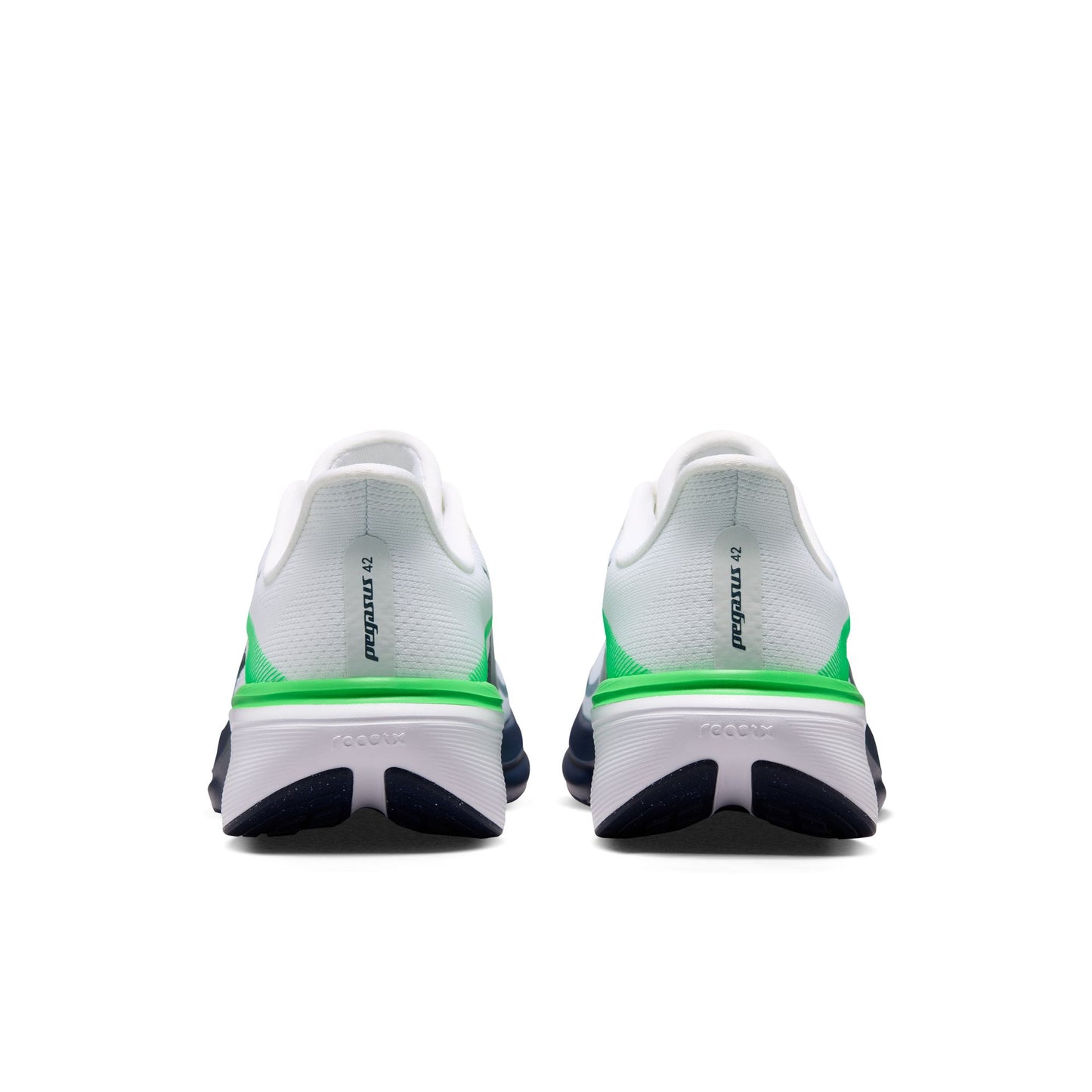 Nike Pegasus 42 | White / Midnight Navy / Green Spark | Mens