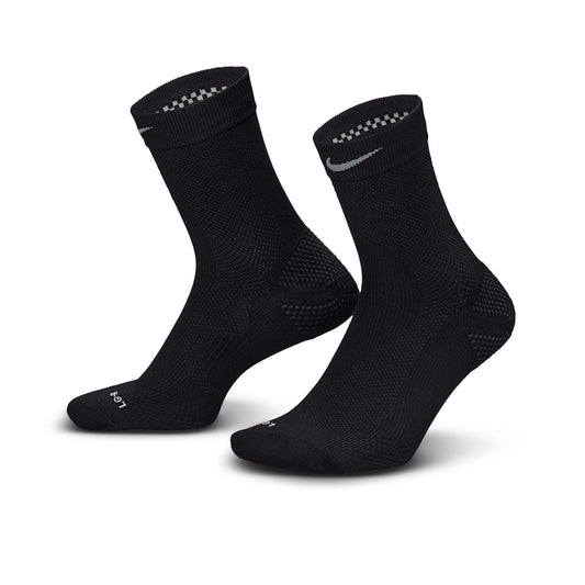 Nike Running Lightweight Sock | Micro Crew Length | Black / Pure Platinum
