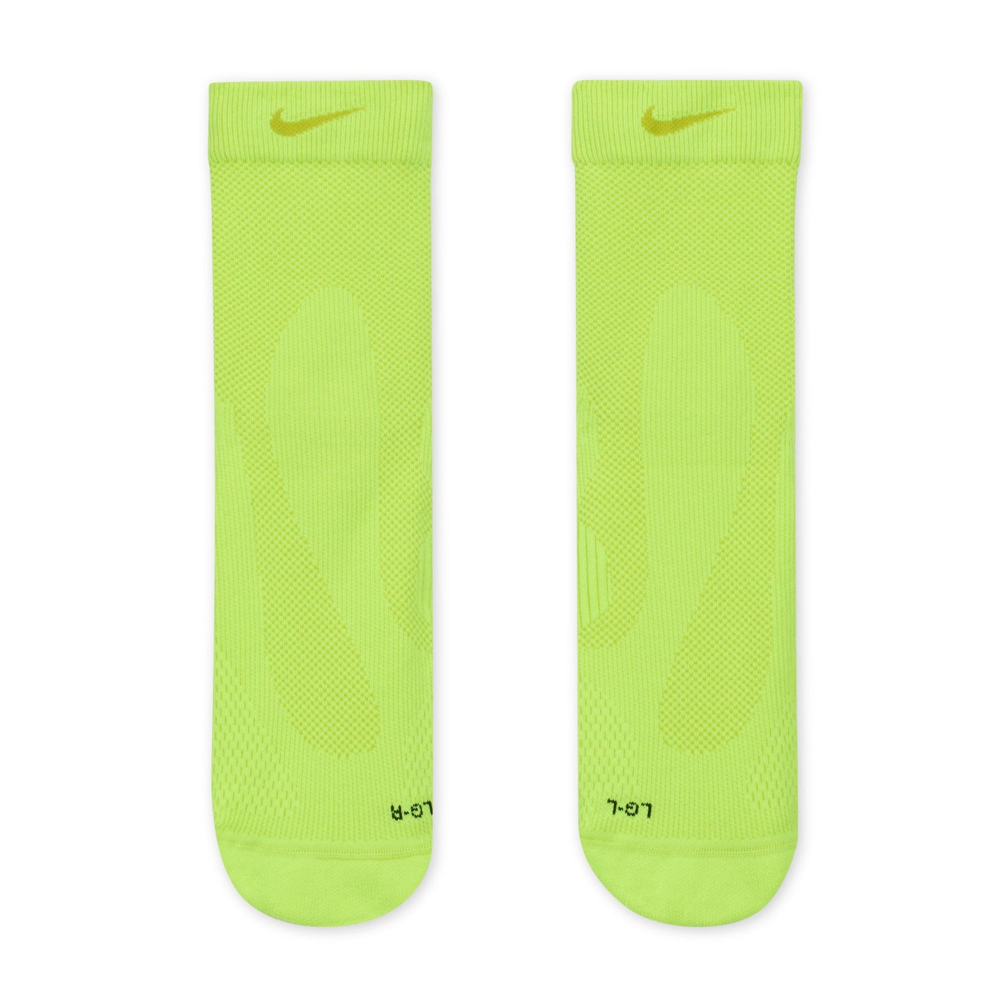 Nike Running Lightweight Sock | Micro Crew Length | Volt / Bright Cactus