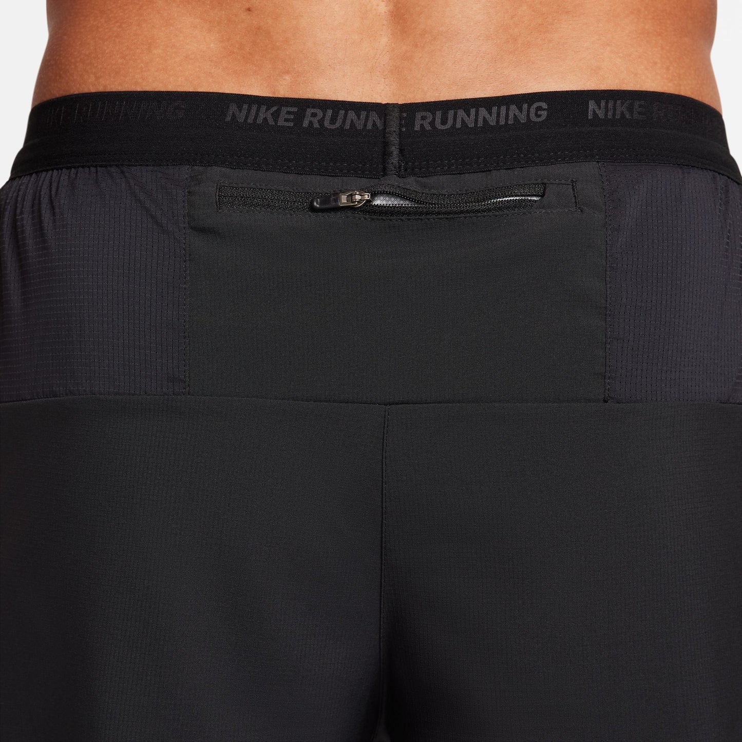 Nike Stride 5" 2-in-1 Shorts | Black / Reflective Silver | Mens