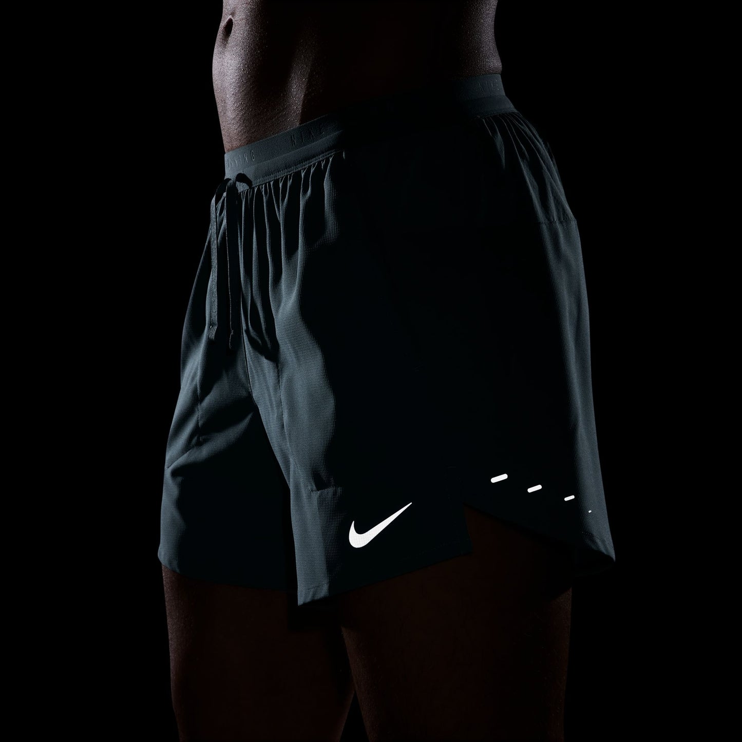 Nike Stride 5" Short | Mineral Slate / Reflective Silver | Mens