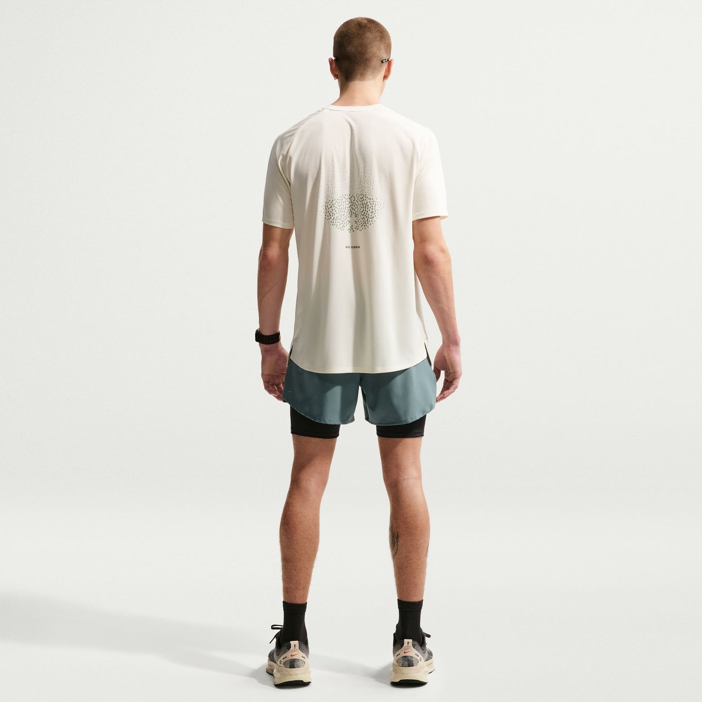 Nike Stride 5" Short | Mineral Slate / Reflective Silver | Mens