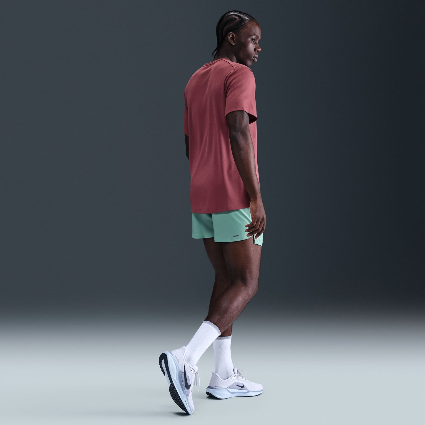 Nike Stride 5" Shorts | Cannon / Black | Mens