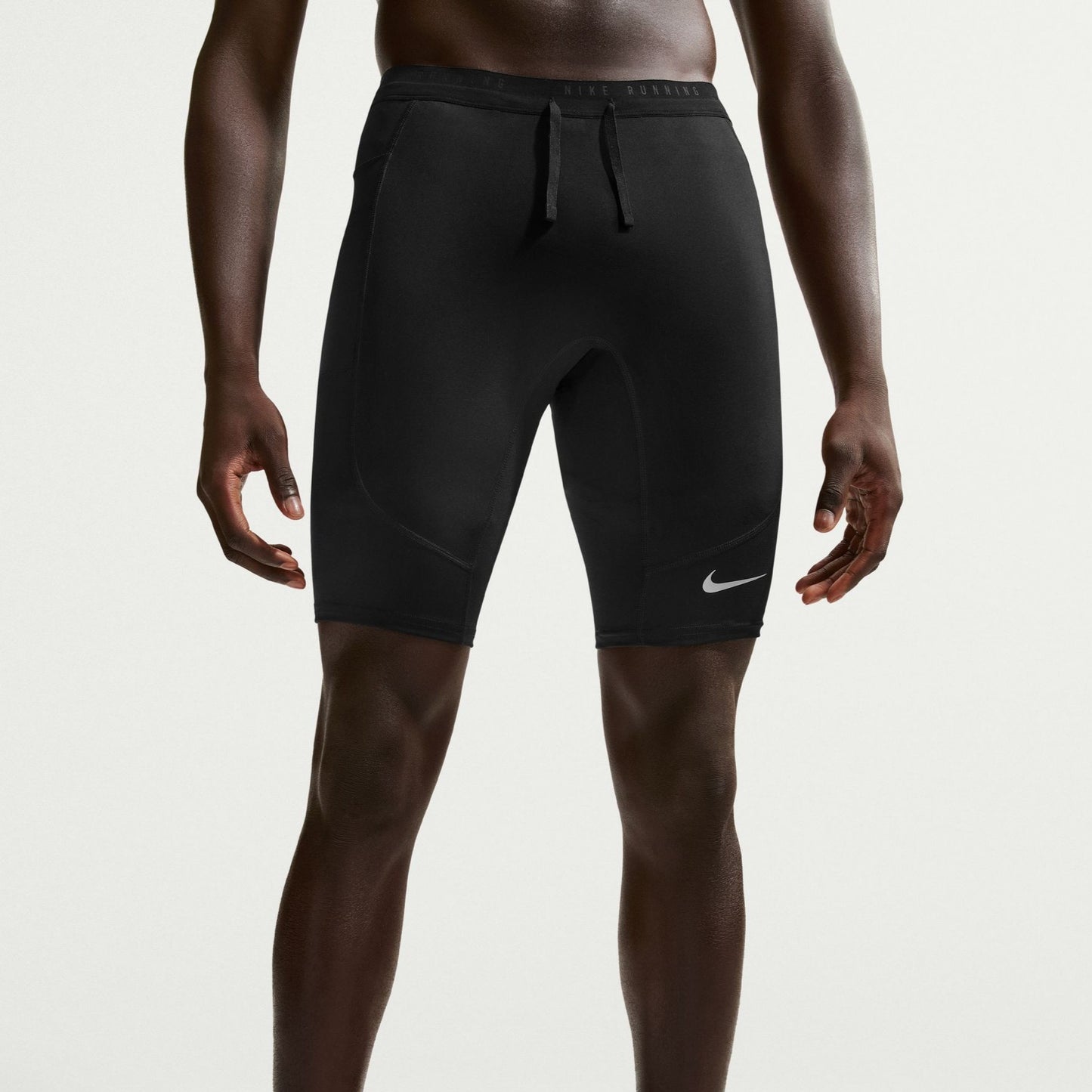 Nike Stride Tights | Black / Reflective Silver | Mens