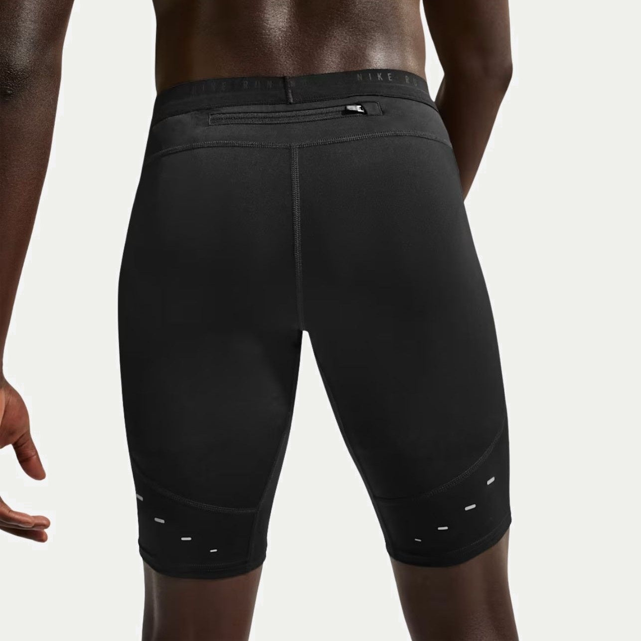 Nike Stride Tights | Black / Reflective Silver | Mens