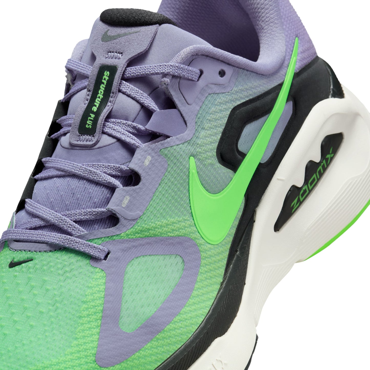 Nike Structure Plus | Iron Purple / Voltage Green / Off Noir / Sail | Mens