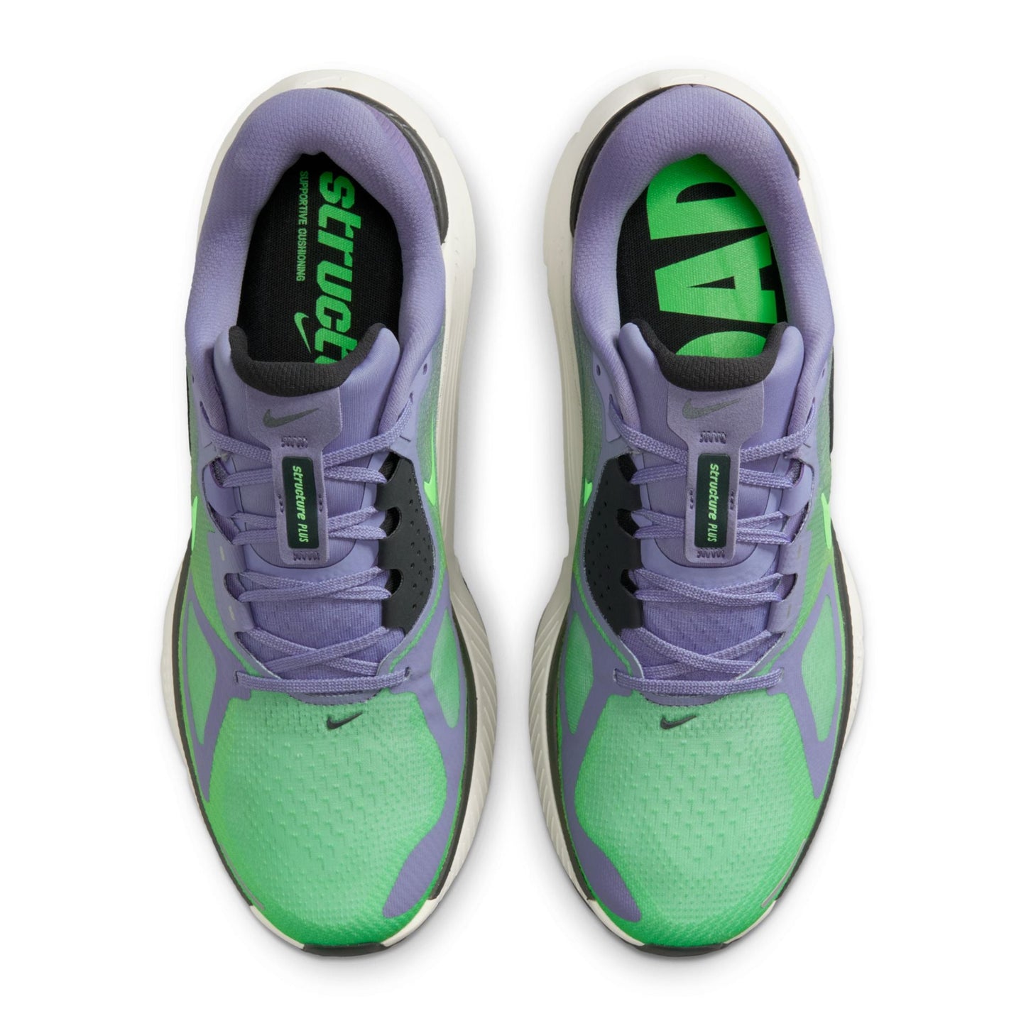 Nike Structure Plus | Iron Purple / Voltage Green / Off Noir / Sail | Mens