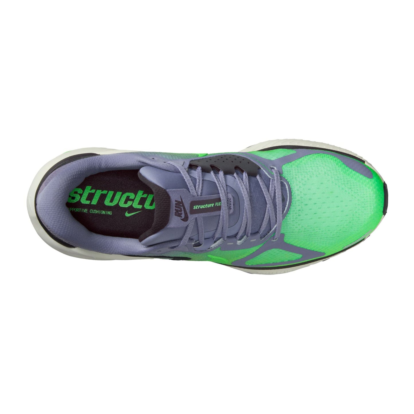 Nike Structure Plus | Iron Purple / Voltage Green / Off Noir / Sail | Mens