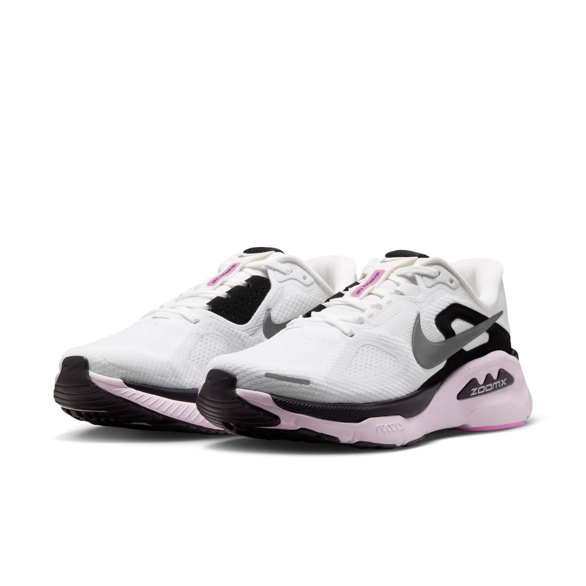 Nike Structure Plus | White / Black / Bleached Lilac / Metallic Silver | Womens