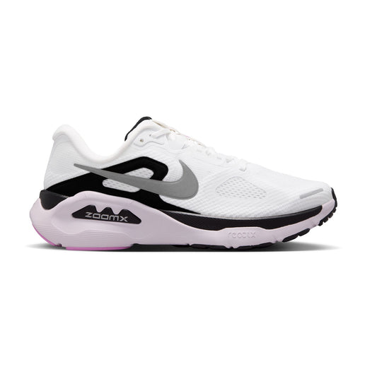 Nike Structure Plus | White / Black / Bleached Lilac / Metallic Silver | Womens