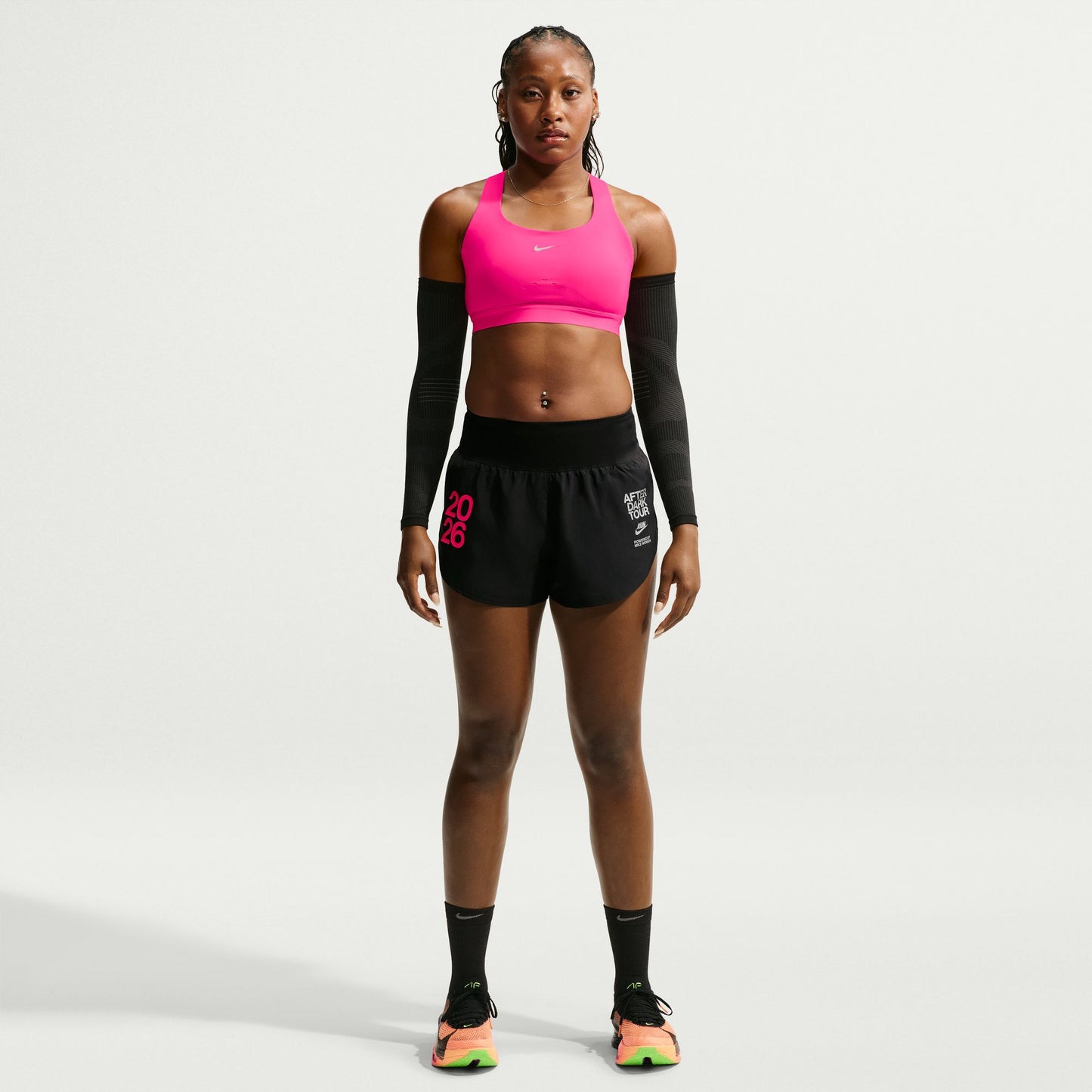 Nike Swift High Support Bra | Hyper Pink / Reflective Silver | Womens