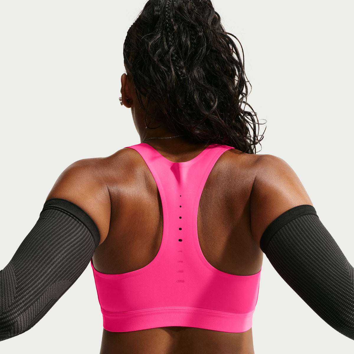 Nike Swift High Support Bra | Hyper Pink / Reflective Silver | Womens