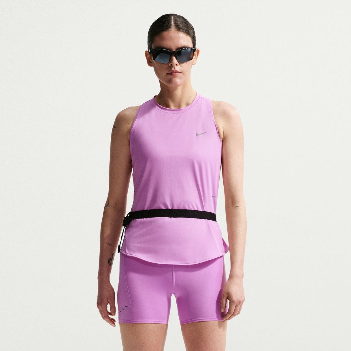 Nike Swift Singlet | Light Magenta / Reflective Silver | Womens
