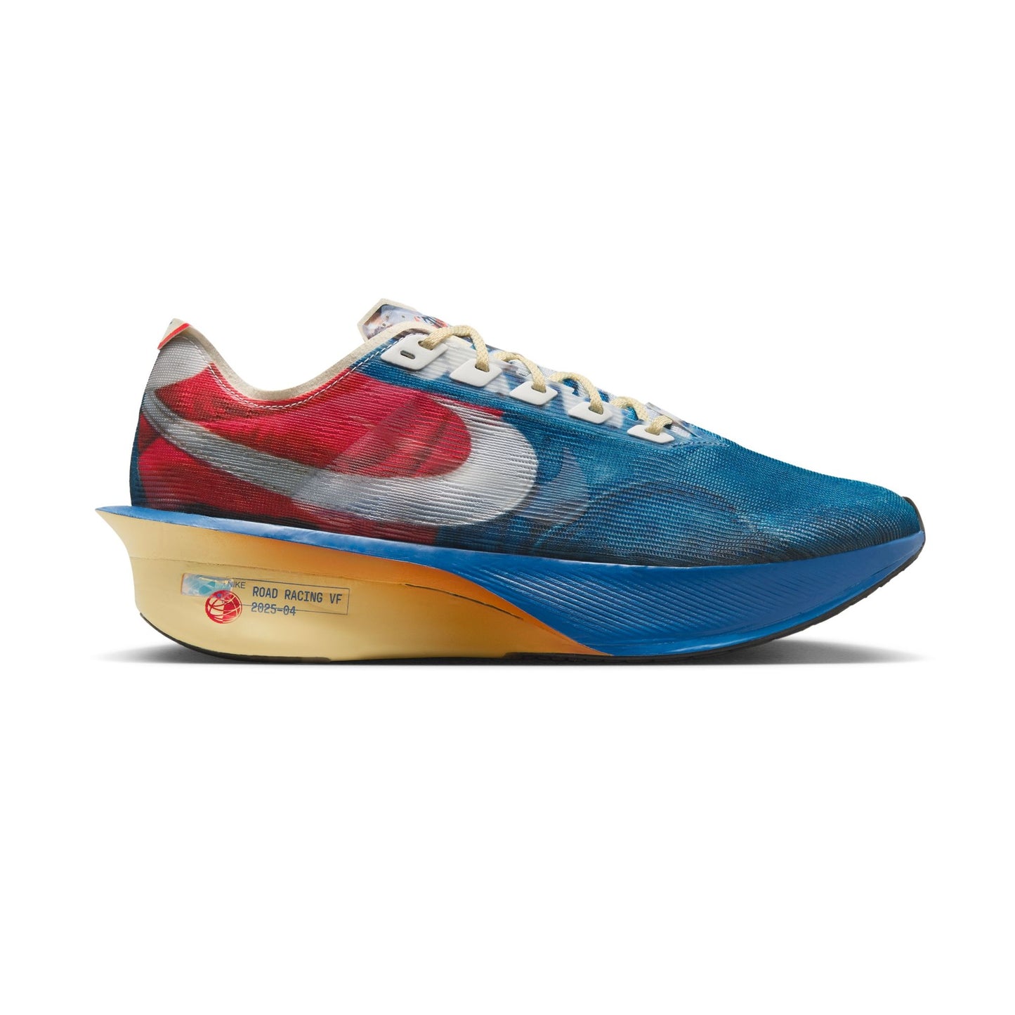 Nike Vaporfly 4 | Multi-Colour / Mountain Blue / Fire Red / Clear | Mens