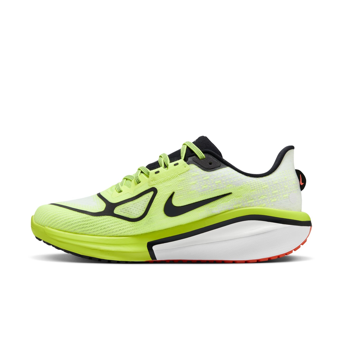 Nike Vomero 17 | Volt / White / Bright Crimson | Mens