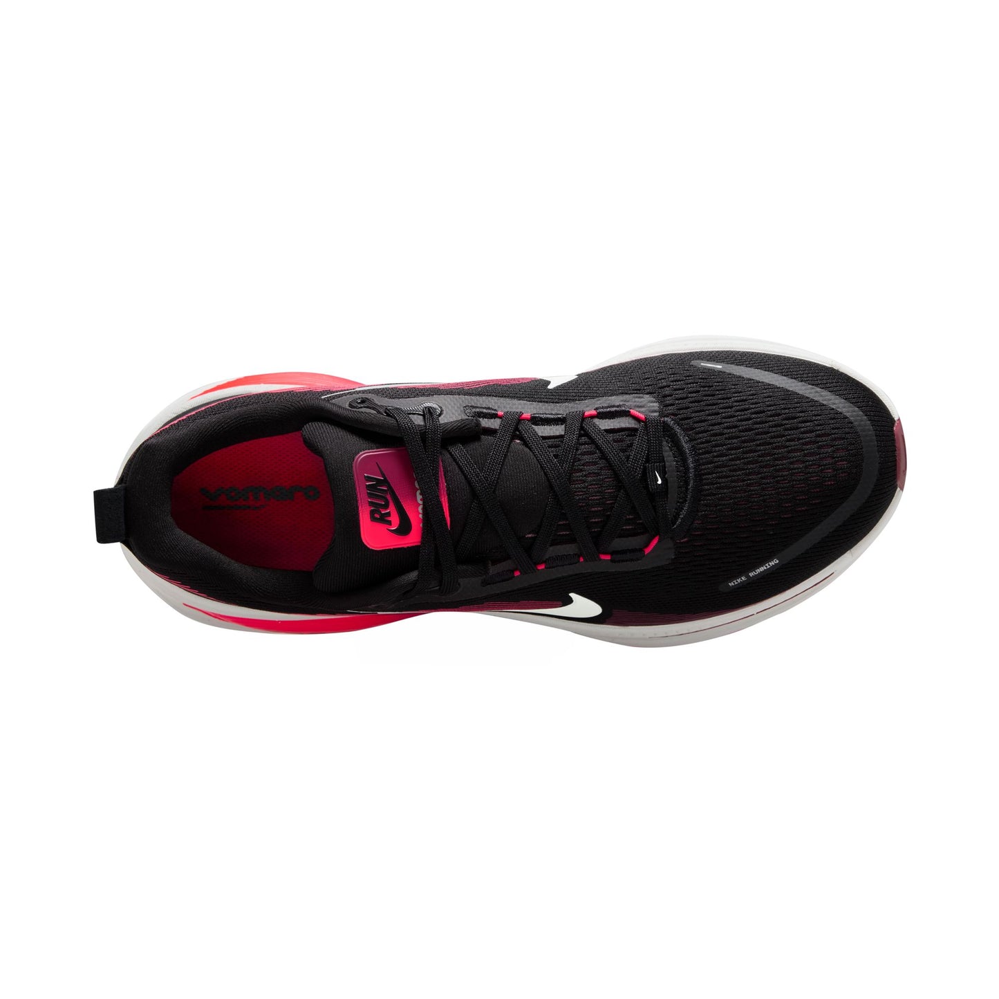 Nike Vomero 18 | Black / Bright Crimson / Metallic Silver | Mens