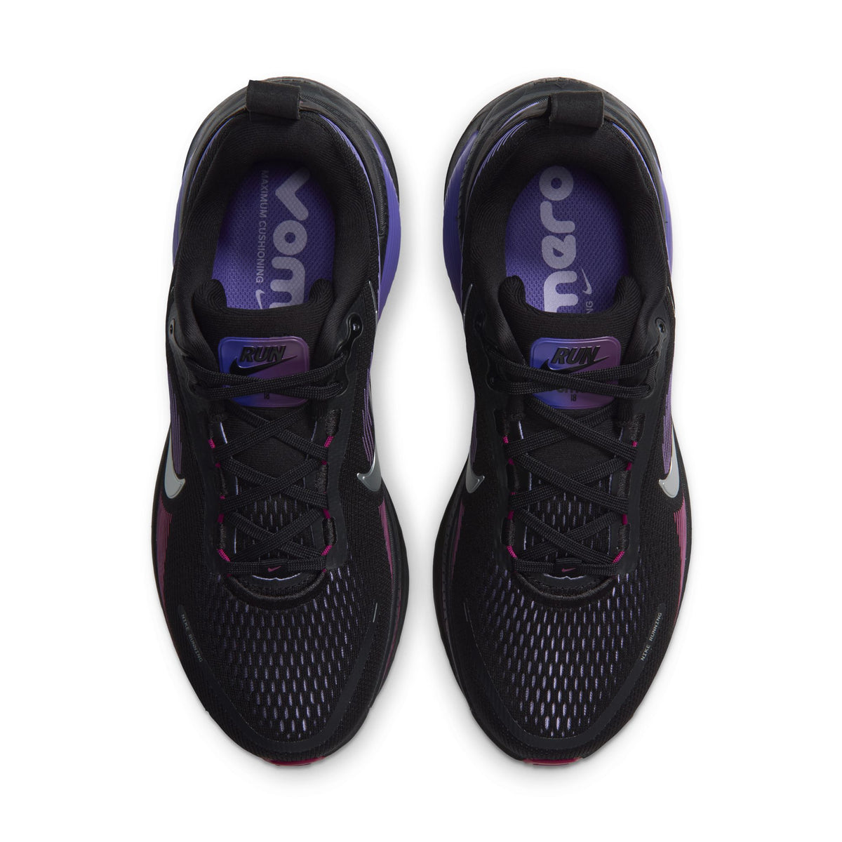 Nike Vomero 18 | Black / Metallic Silver / Persian Violet | Womens
