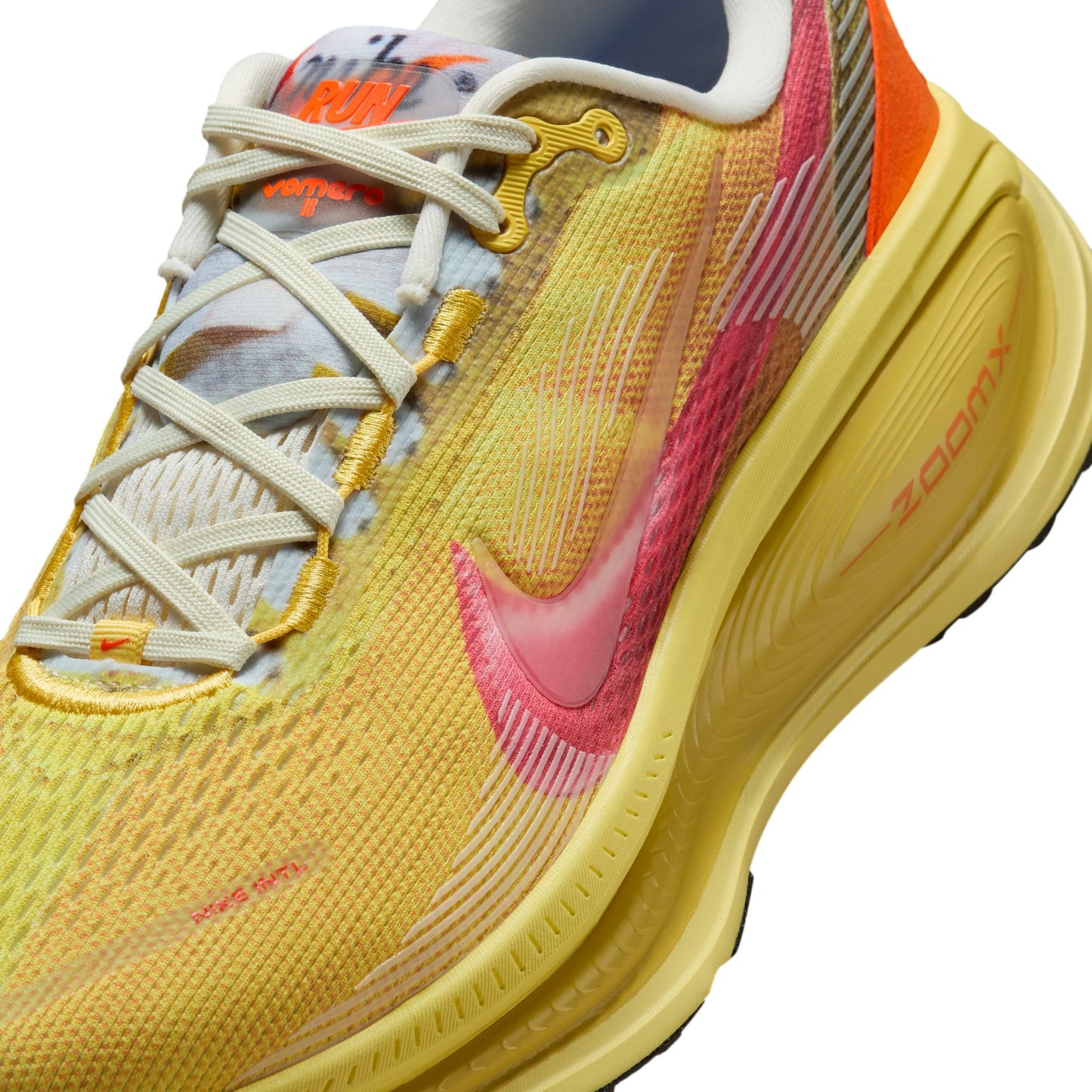 Nike Vomero 18 | Multi-Colour / Vivid Sulphur / Dark Sulphur / Clear | Mens