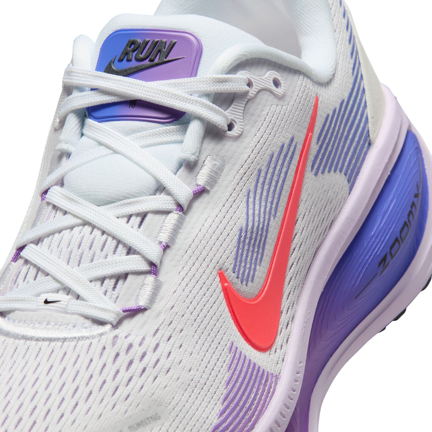 Nike Vomero 18 | White / Hot Lava / Violet Mist / Sapphire | Womens