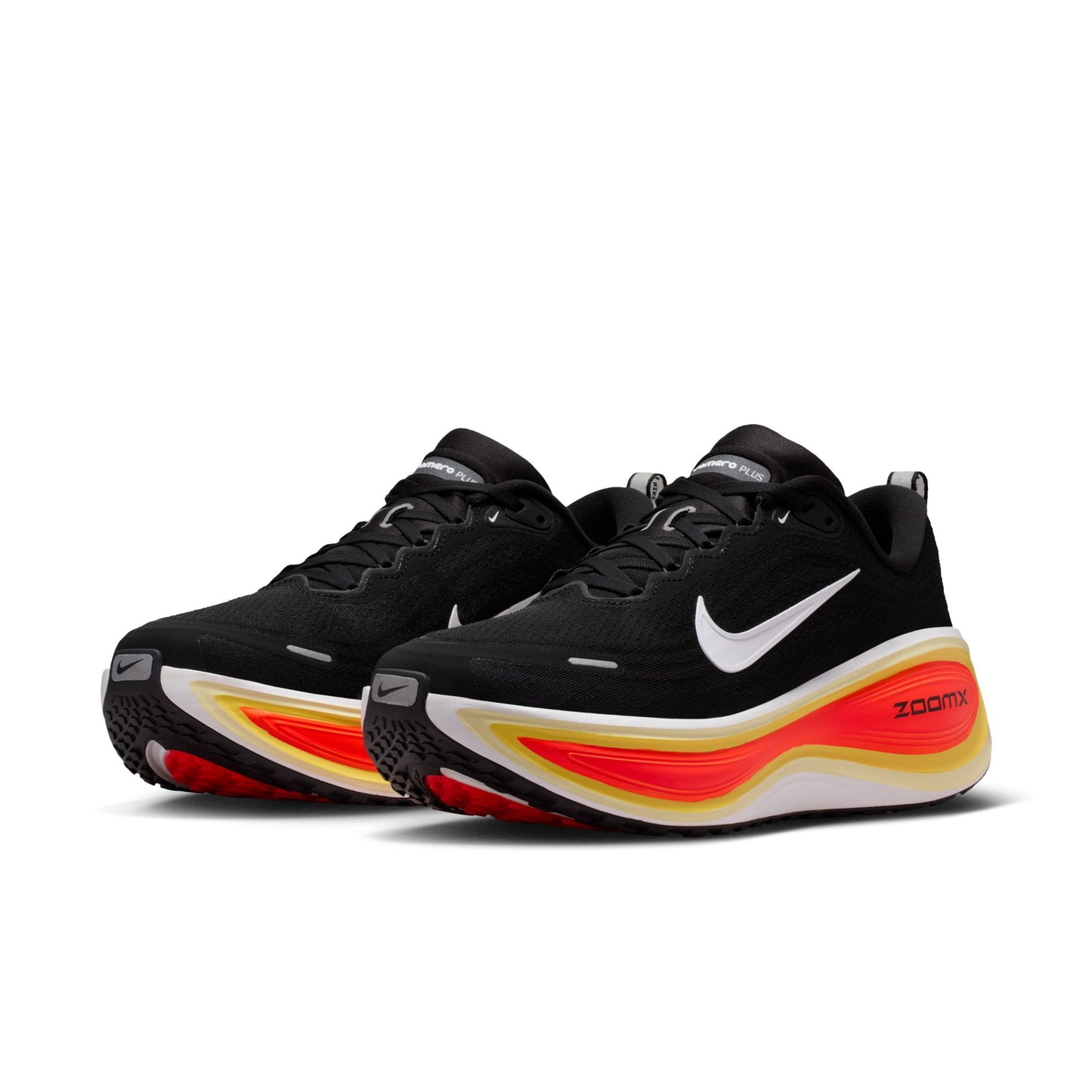 Nike Vomero Plus | Black / Bright Crimson / Sail / White | Mens