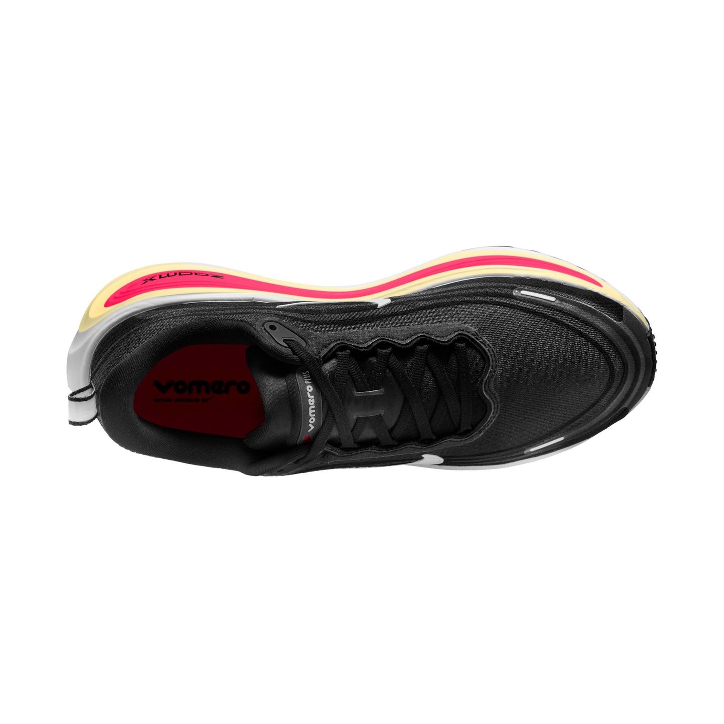 Nike Vomero Plus | Black / Bright Crimson / Sail / White | Mens