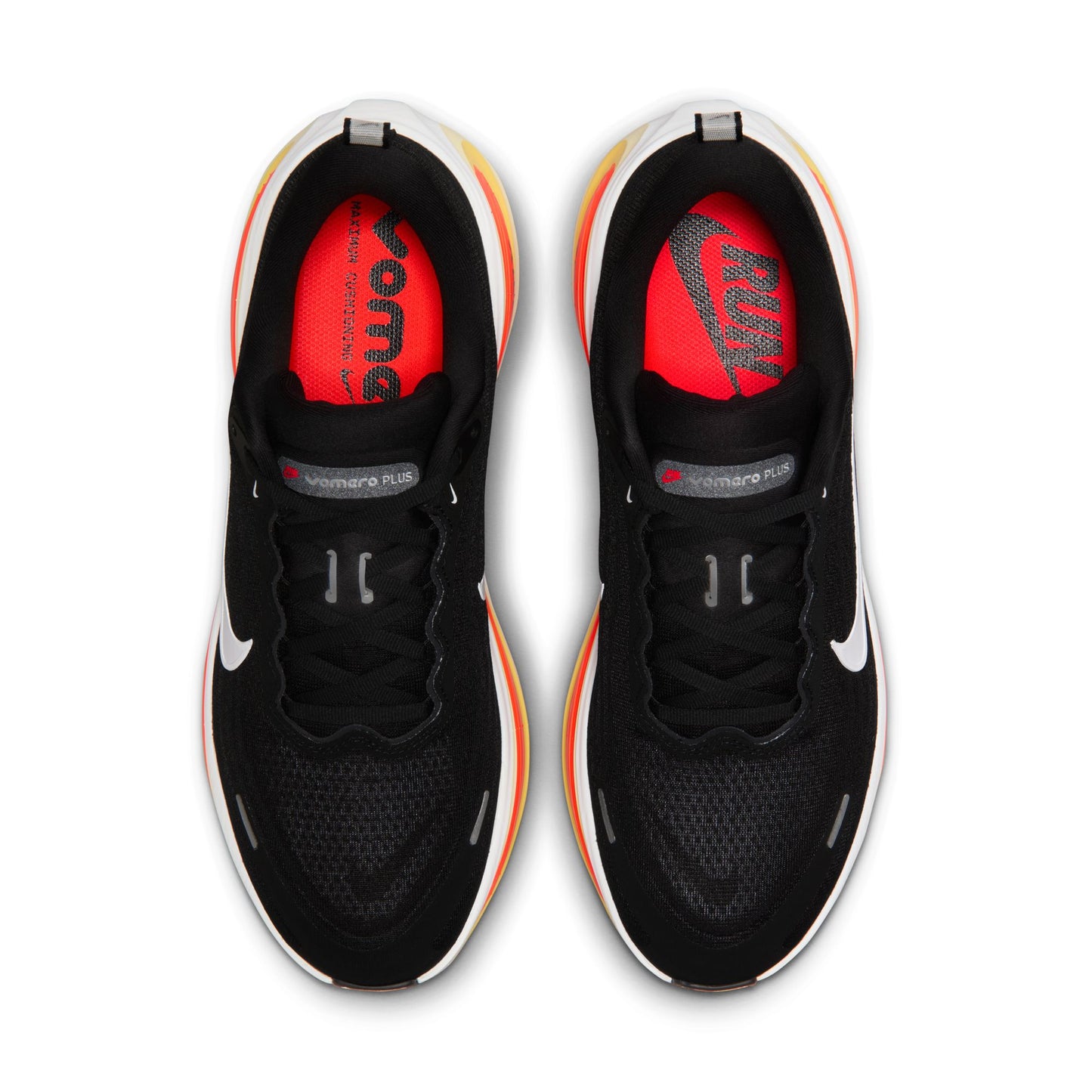 Nike Vomero Plus | Black / Bright Crimson / Sail / White | Mens