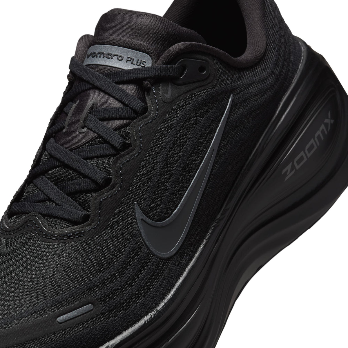 Nike Vomero Plus | Black / Metallic Dark Grey / Dark Smoke Grey | Mens