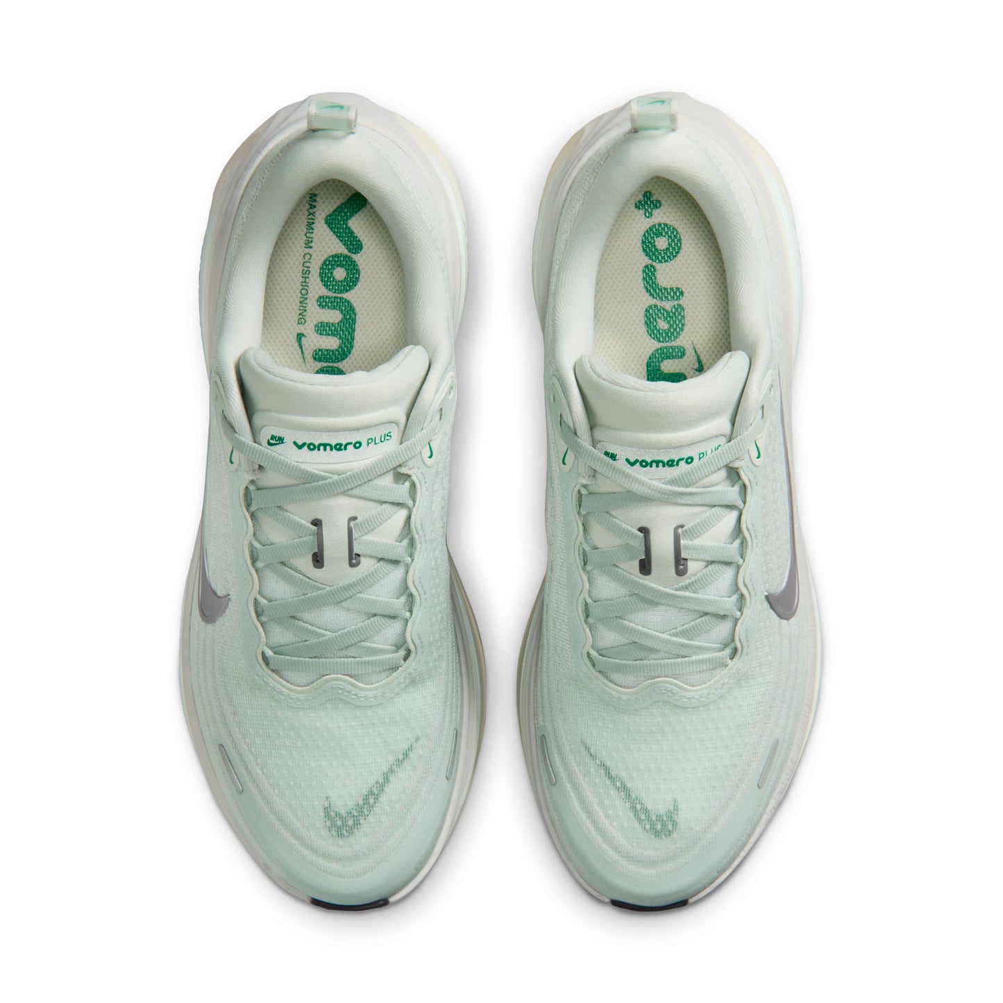Nike Vomero Plus | Light Silver / Barely Green / Sea Glass / Metallic Silver | Womens