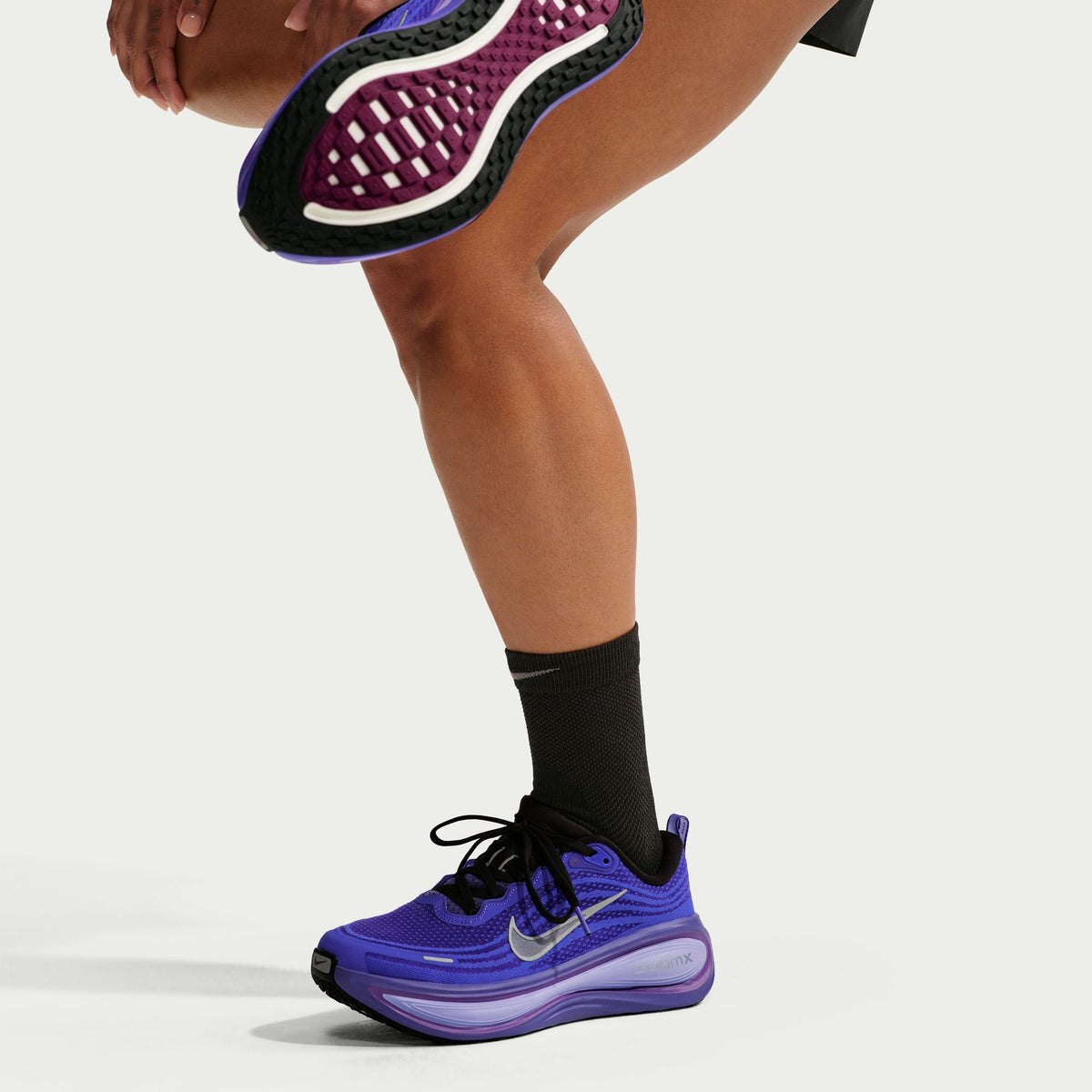 Nike Vomero Plus | Persian Violet / Black / Metallic Silver | Womens