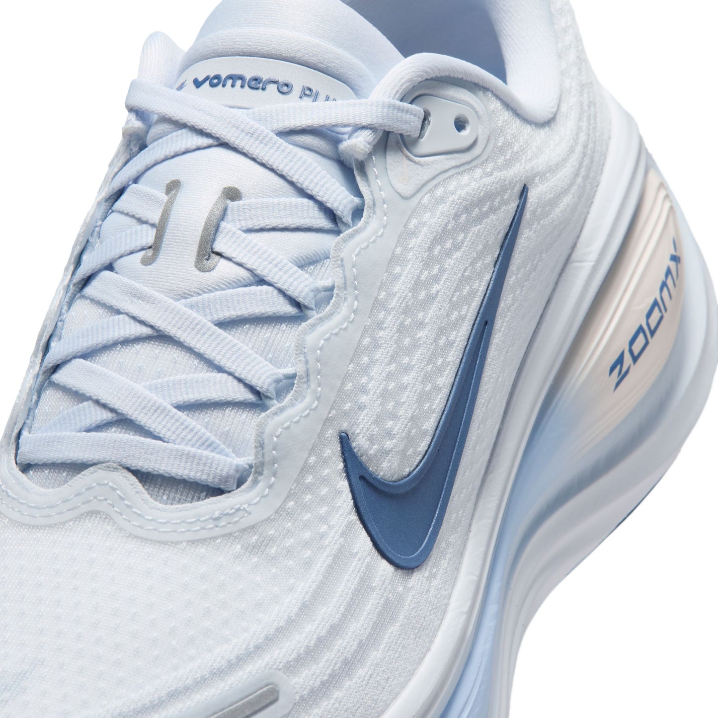 Nike Vomero Plus | White / Aluminium / Football Grey / Mystic Navy | Womens