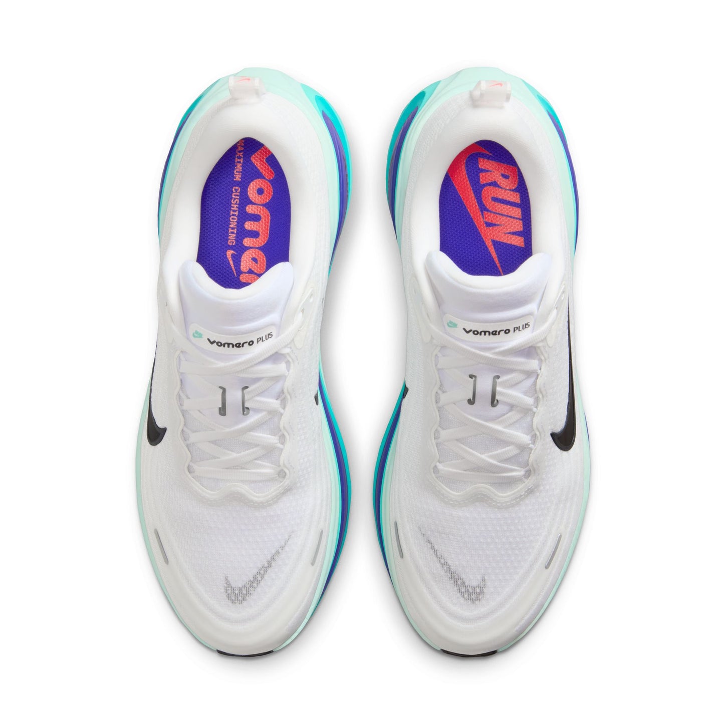 Nike Vomero Plus | White / Black / Bright Concord / Hyper Turquoise | Mens