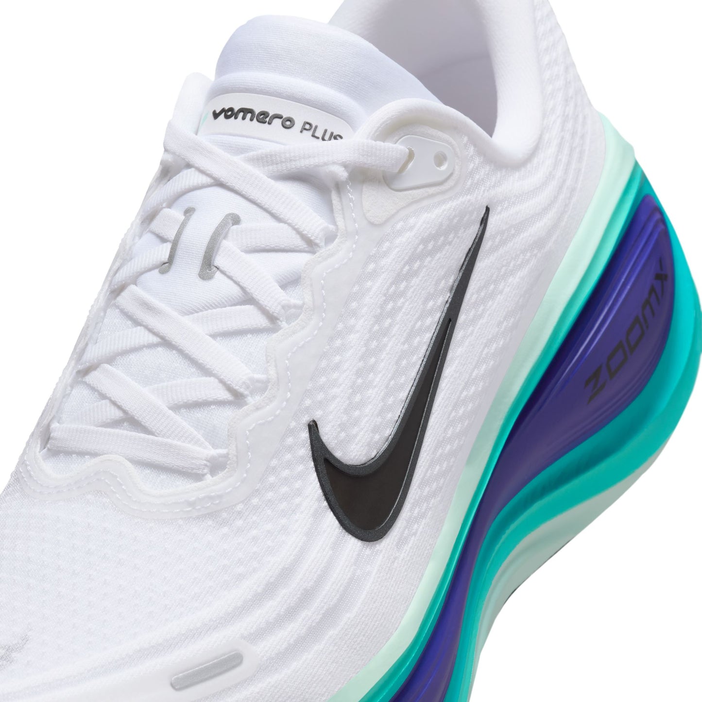 Nike Vomero Plus | White / Black / Bright Concord / Hyper Turquoise | Mens