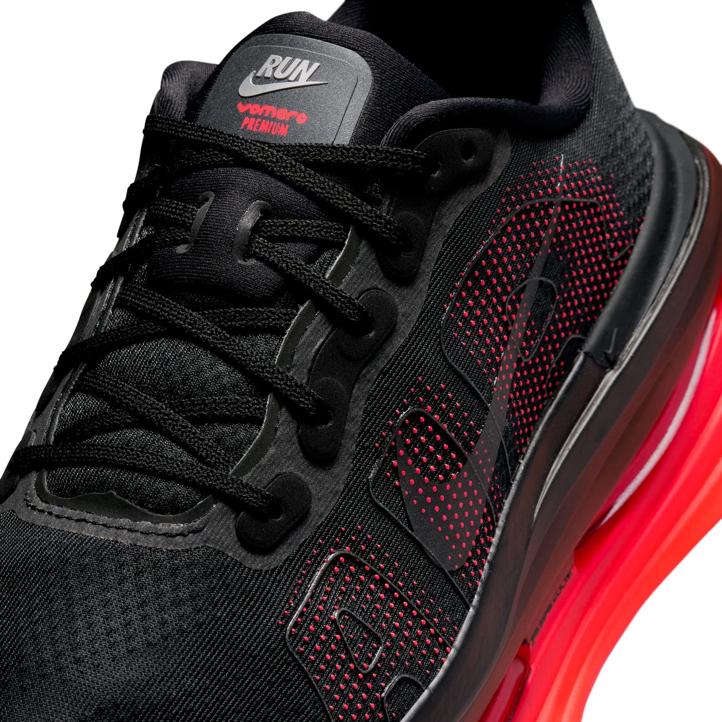 Nike Vomero Premium | Black / Bright Crimson / Black | Mens