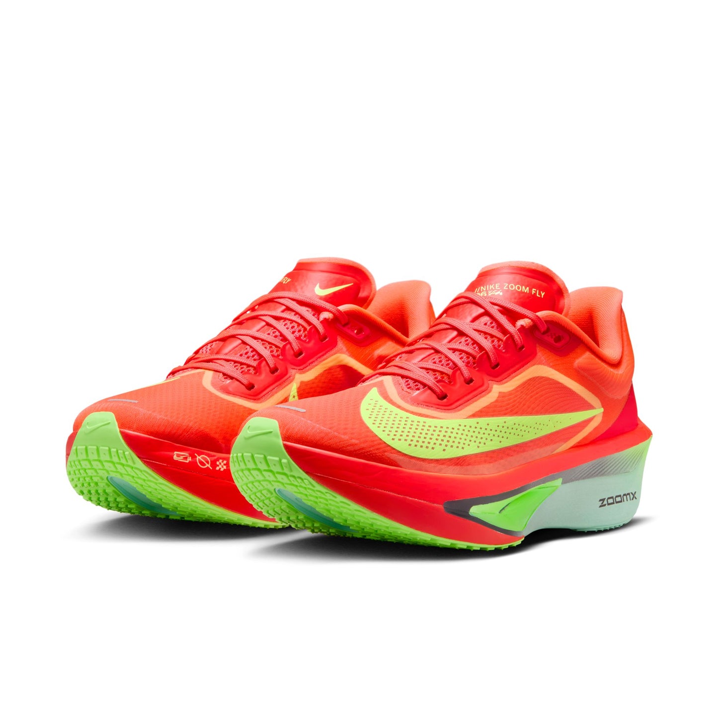 Nike Zoom Fly 6 | Bright Crimson / Cave Purple / Lime Blast | Womens