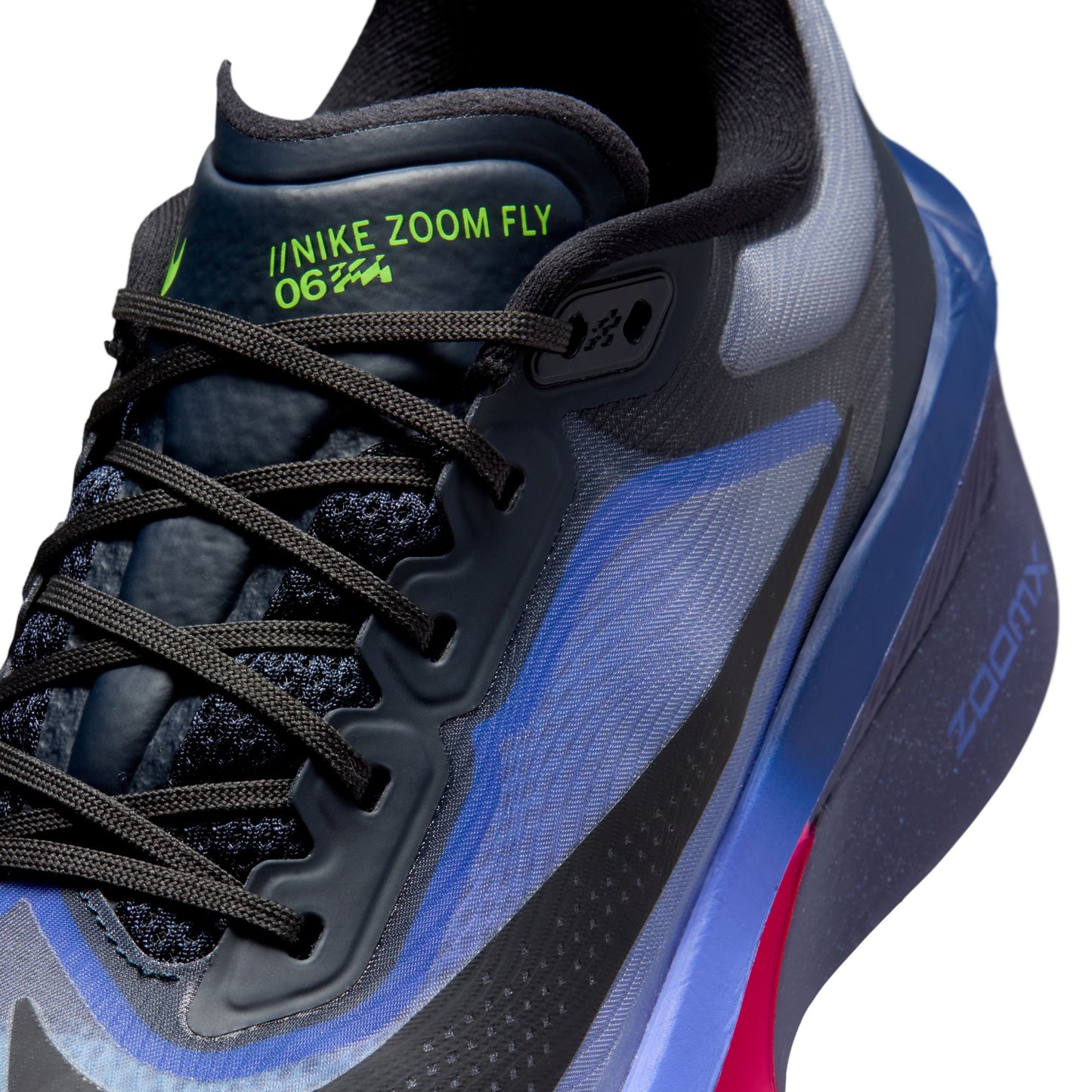 Nike Zoom Fly 6 Glam | Dark Obsidian / Black / Racer Blue | Mens