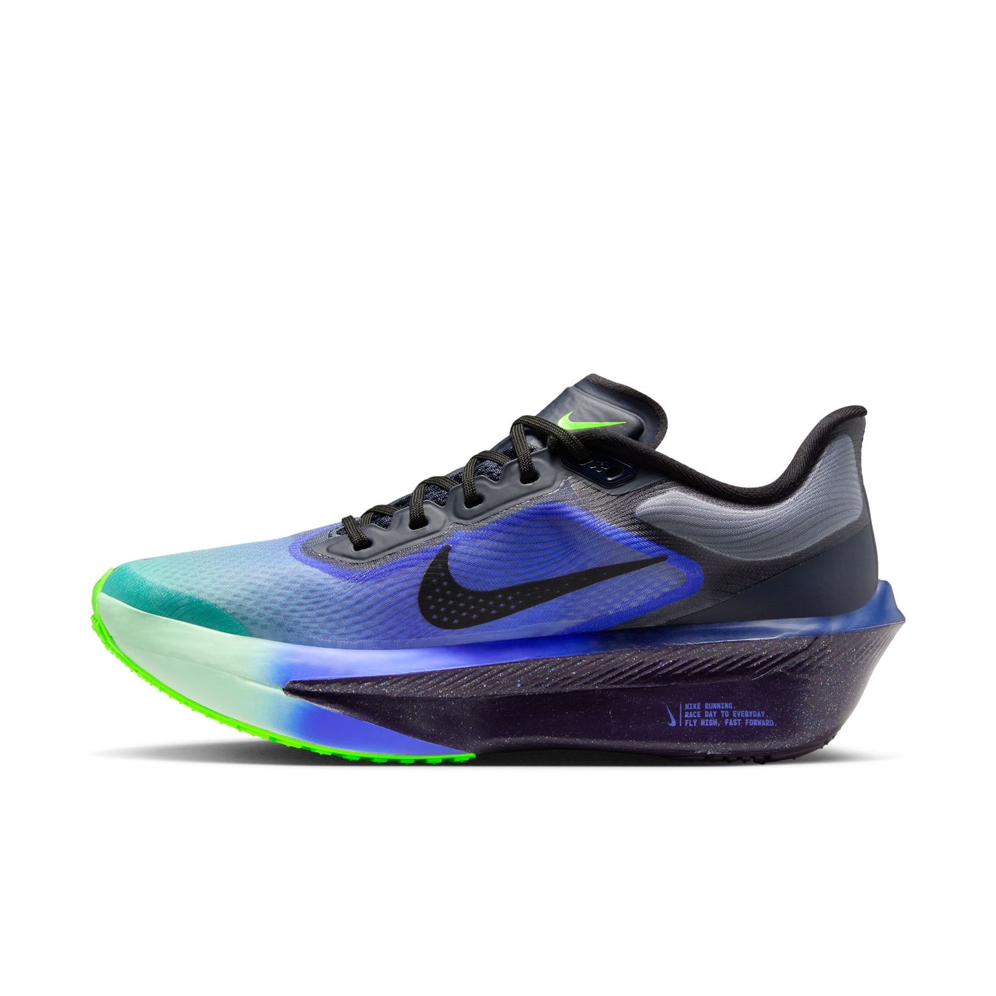 Nike Zoom Fly 6 Glam | Dark Obsidian / Black / Racer Blue | Womens