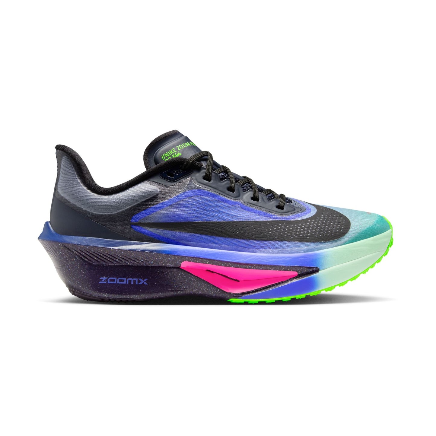 Nike Zoom Fly 6 Glam | Dark Obsidian / Black / Racer Blue | Womens