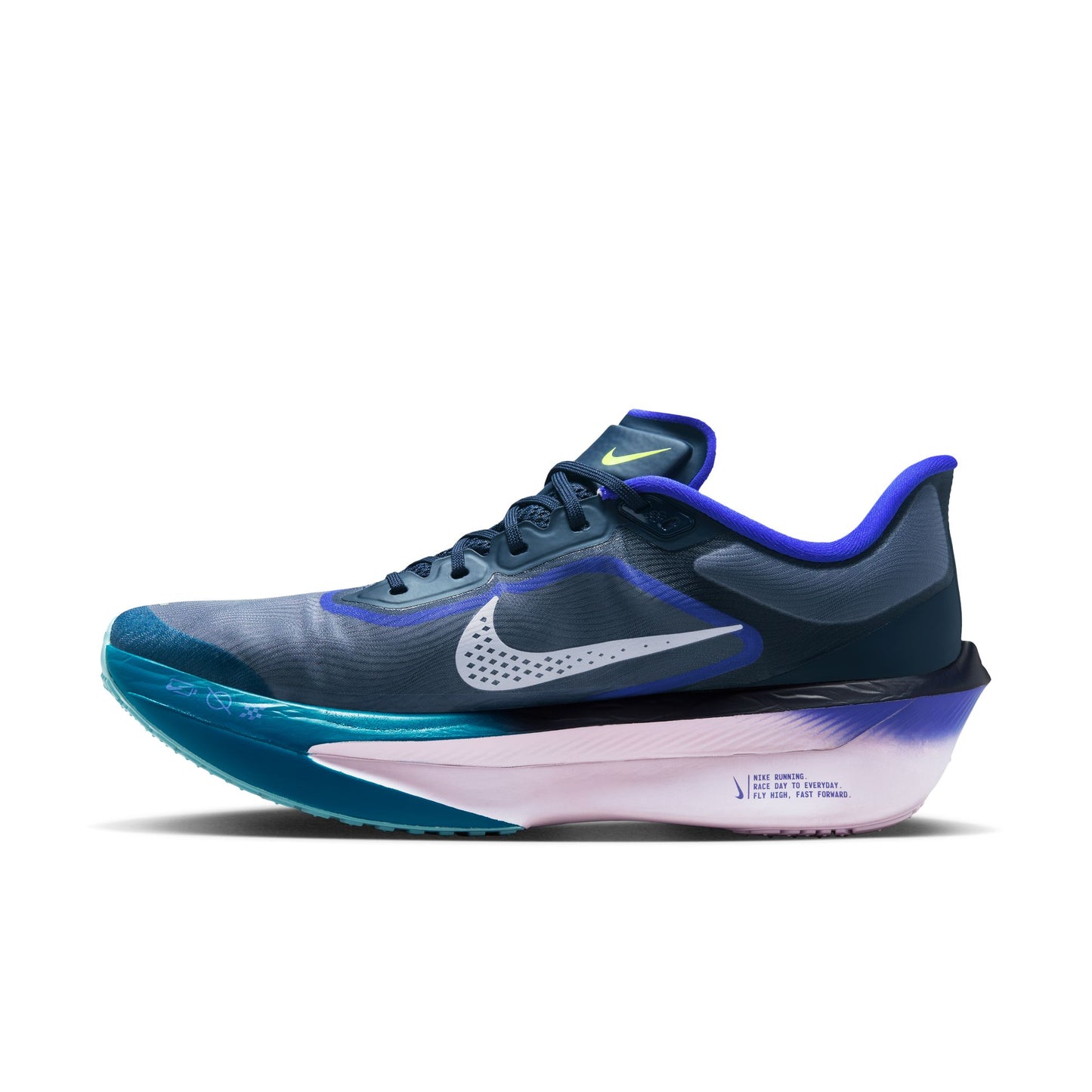 Nike Zoom Fly 6 | Obsidian / White / Persian Violet / Volt | Mens